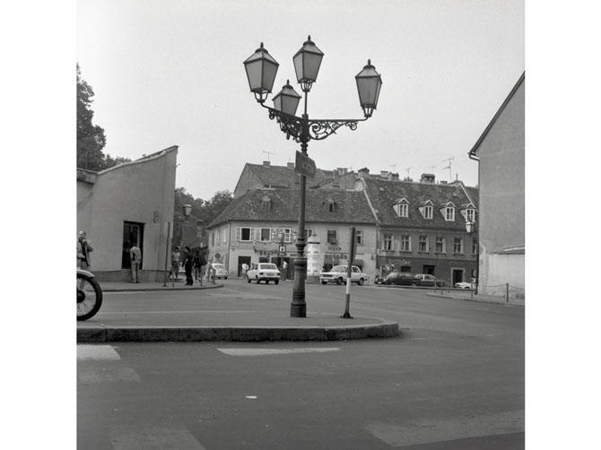 Langov trg oko 1980. godine (Foto Marija Braut)